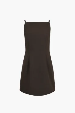 Best Sandy Liang Aberdeen Dress In Brown