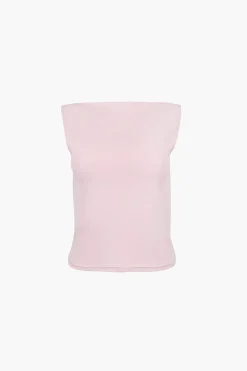 Fashion Sandy Liang Ana Top In Pink