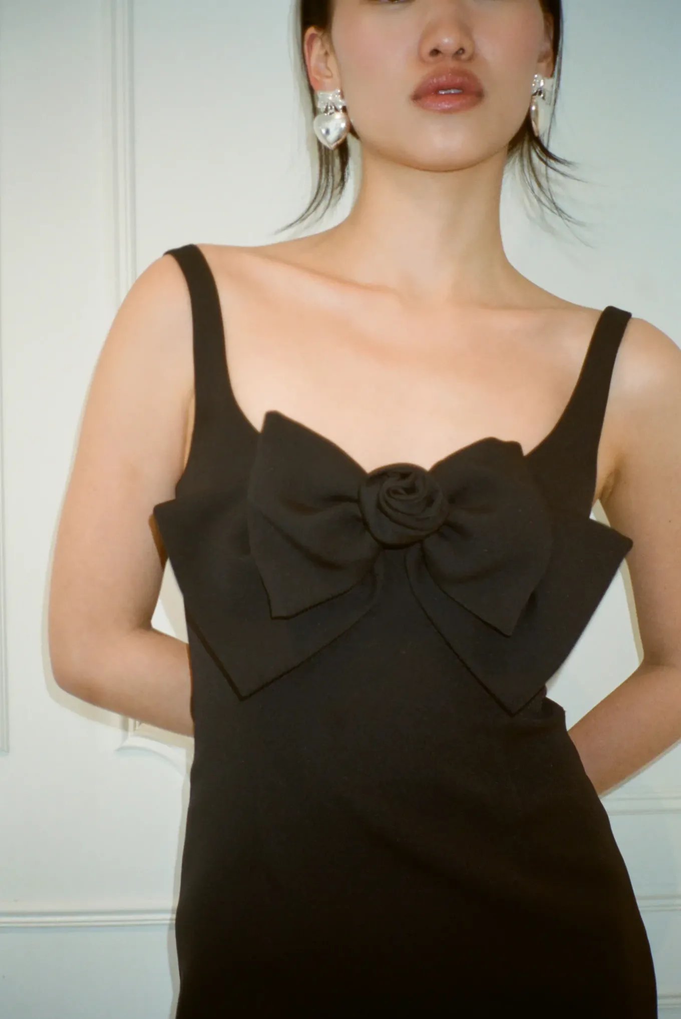 Clearance Sandy Liang Arden Dress In Black