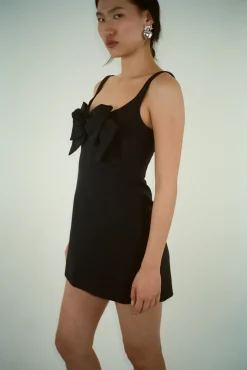 Clearance Sandy Liang Arden Dress In Black
