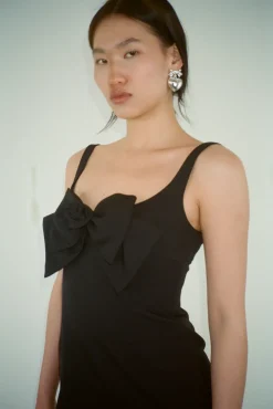 Clearance Sandy Liang Arden Dress In Black