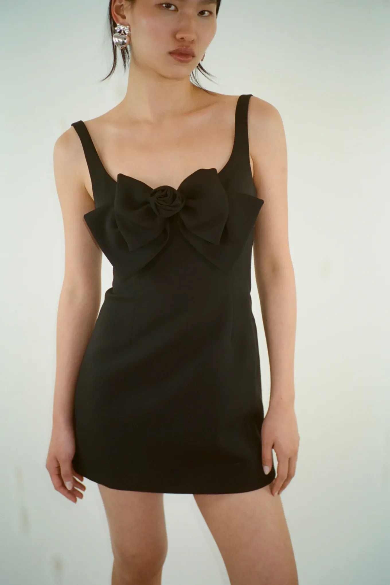 Clearance Sandy Liang Arden Dress In Black