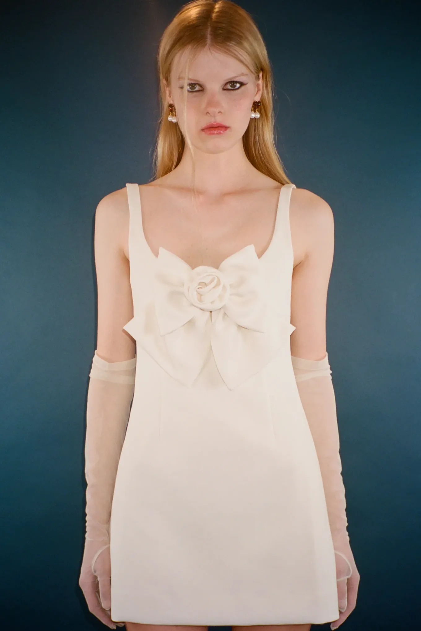 Store Sandy Liang Arden Dress In Cream