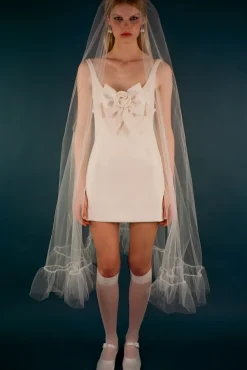 Store Sandy Liang Arden Dress In Cream