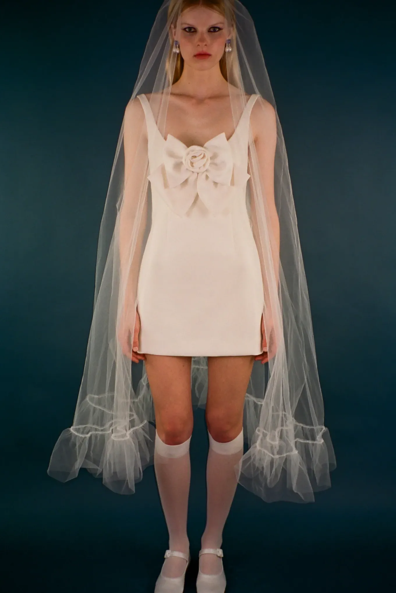 Store Sandy Liang Arden Dress In Cream