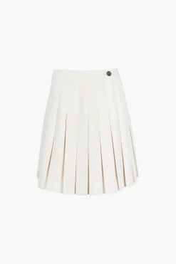 Online Sandy Liang Astra Skort In Bone