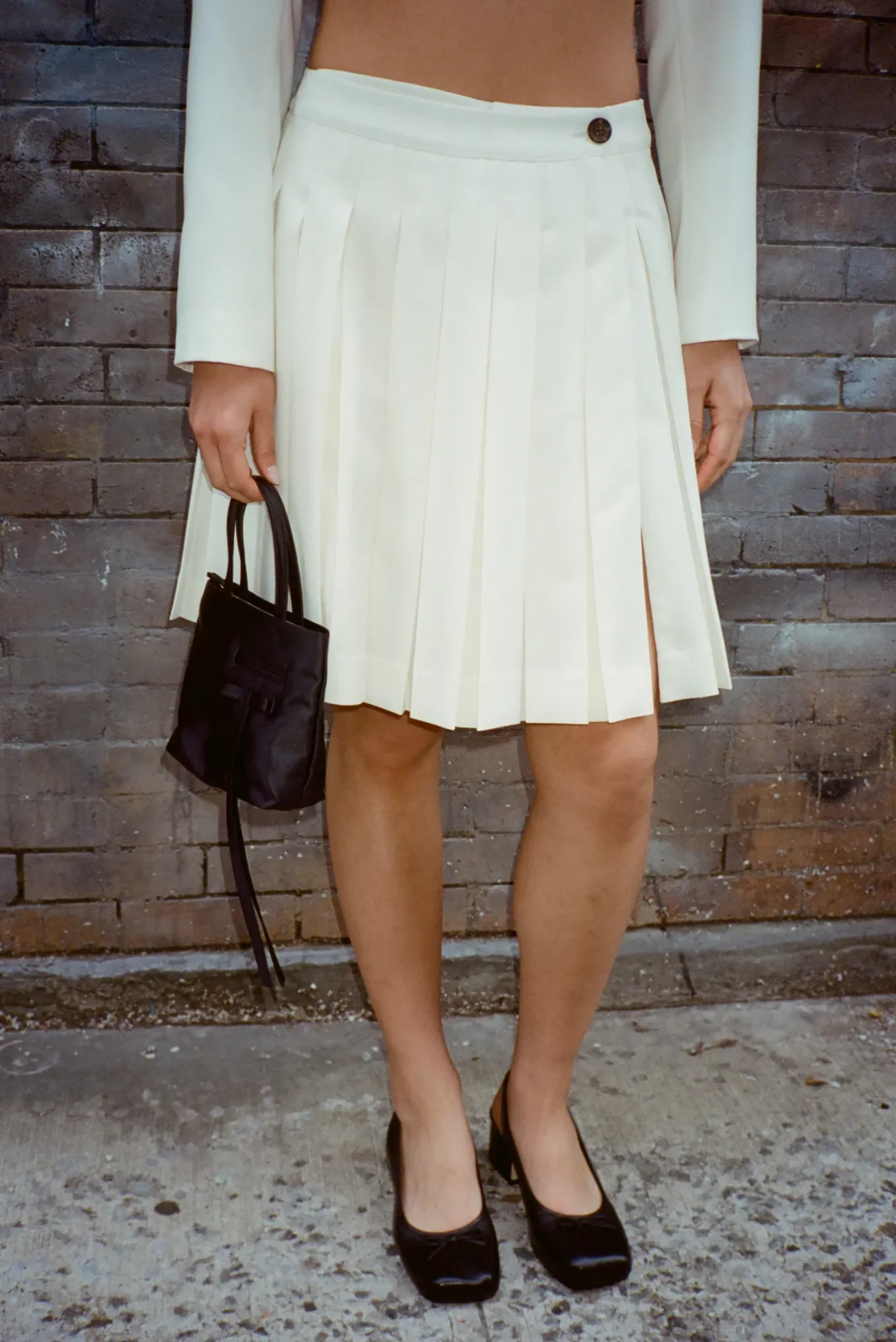 Online Sandy Liang Astra Skort In Bone