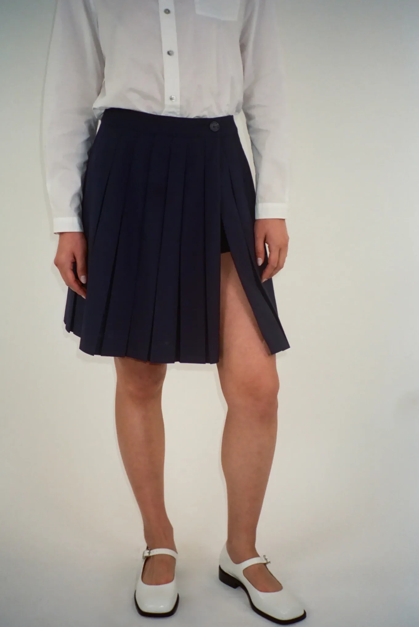 Cheap Sandy Liang Astra Skort In Dark Navy
