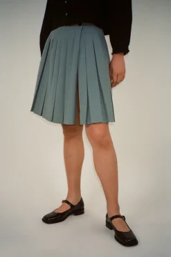 Fashion Sandy Liang Astra Skort In Grey
