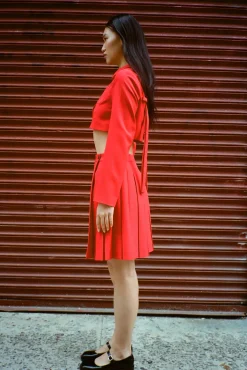 Flash Sale Sandy Liang Astra Skort In Red