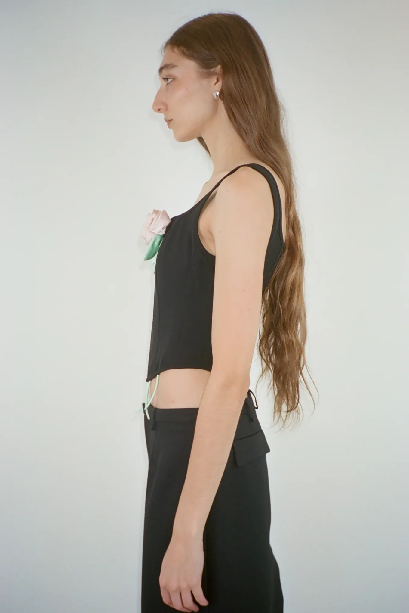 Discount Sandy Liang Barque Corset In Pink