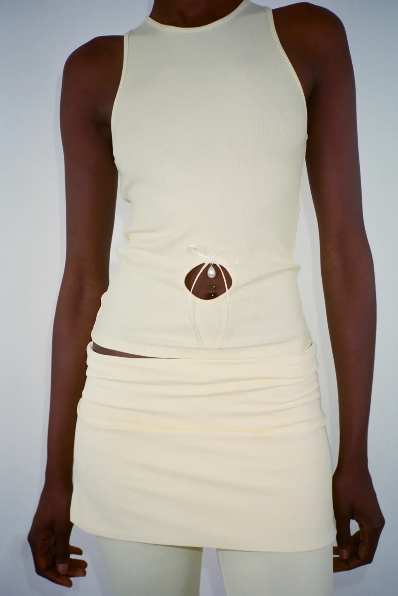 Best Sale Sandy Liang Bellisimo Tank In Butter