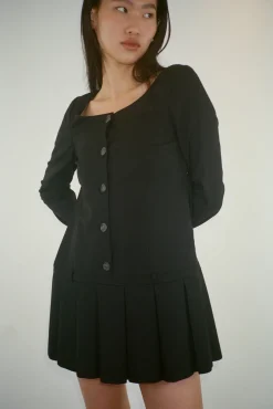 Clearance Sandy Liang Bibi Dress In Black