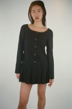 Clearance Sandy Liang Bibi Dress In Black