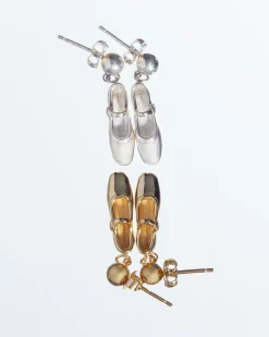 Online Sandy Liang Boylston Earrings In Gold Vermeil