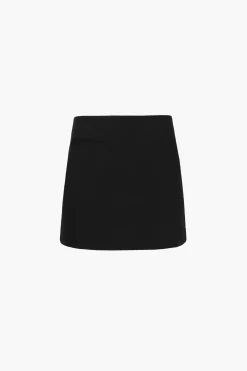 Store Sandy Liang Catbus Skirt In Black