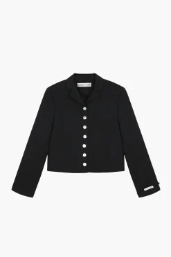 Best Sandy Liang Charm Jacket In Black