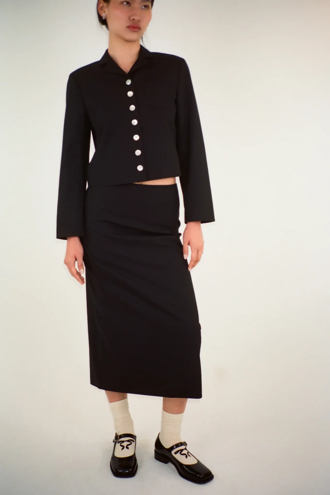 Best Sandy Liang Charm Jacket In Black