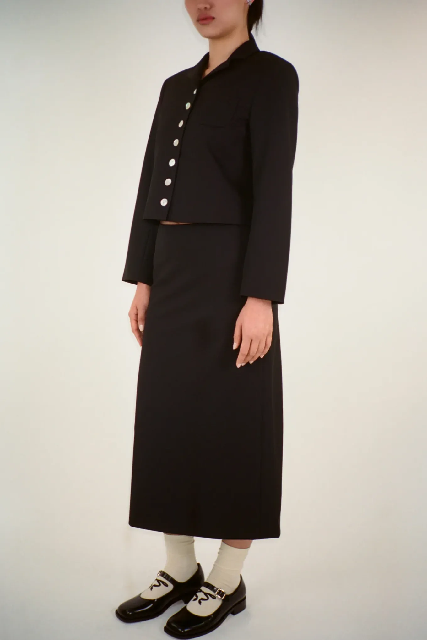 Best Sandy Liang Charm Jacket In Black