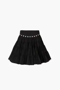 Cheap Sandy Liang Chumi Skirt In Black