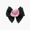 Best Sandy Liang Corsage Hair Bow In Pink