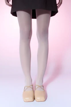 Cheap Sandy Liang Criss Cross Pointe In Beige Nappa