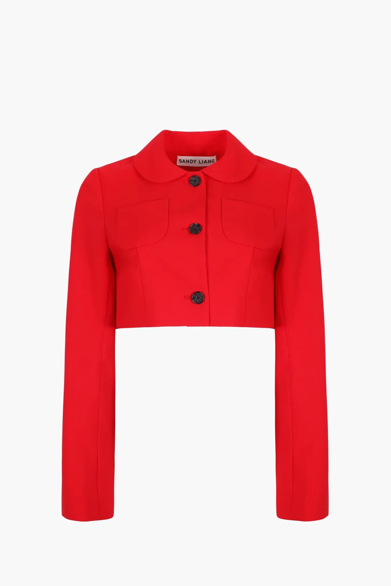 Best Sale Sandy Liang Ennis Jacket In Red