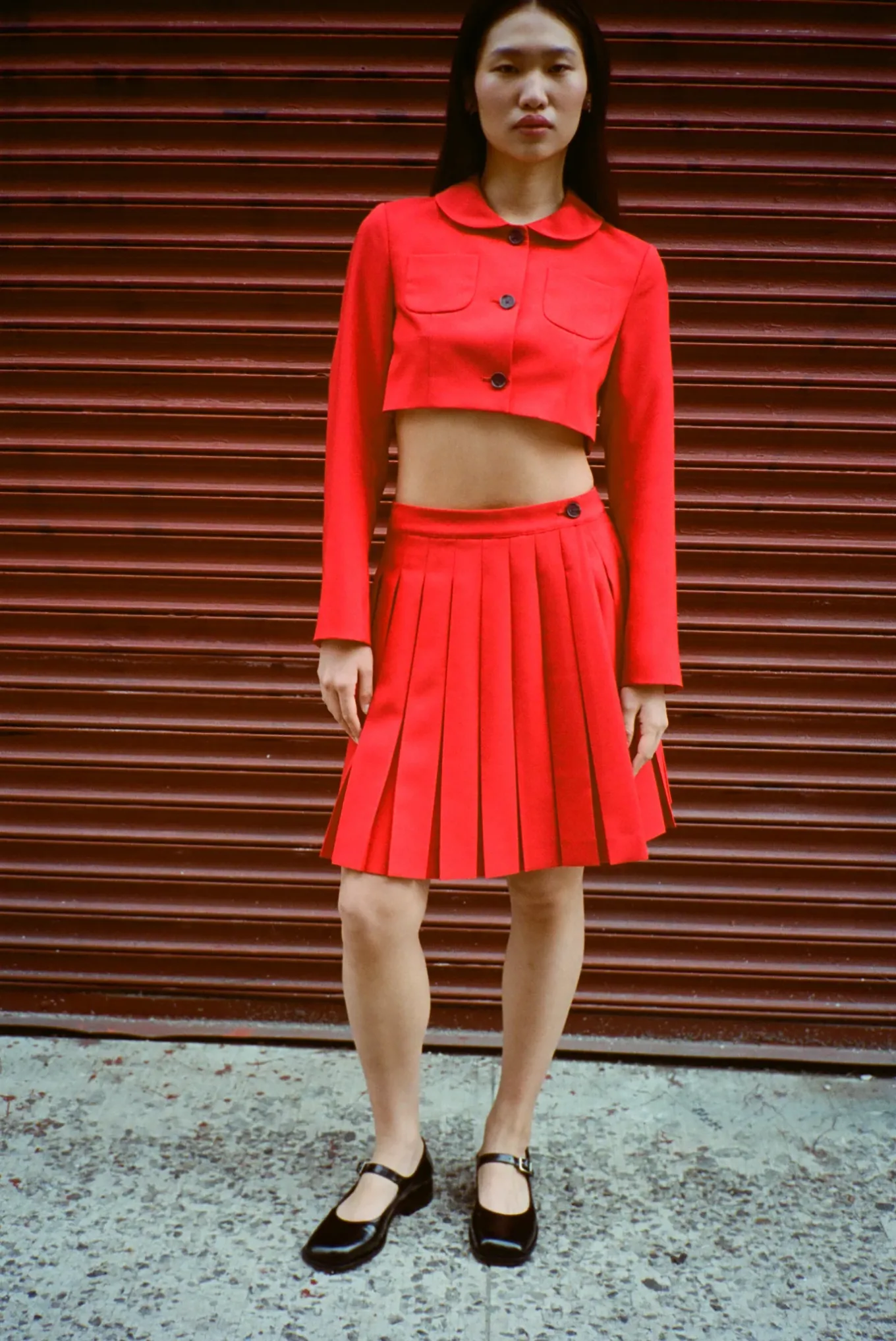 Best Sale Sandy Liang Ennis Jacket In Red