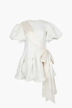 Clearance Sandy Liang Filenes Dress In Cream