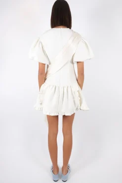 Clearance Sandy Liang Filenes Dress In Cream