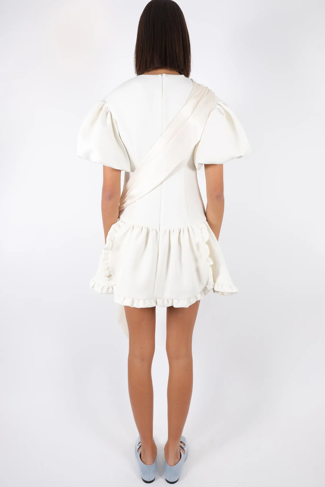 Clearance Sandy Liang Filenes Dress In Cream