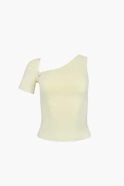 New Sandy Liang Galway Top In Butter