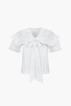 Best Sale Sandy Liang Guagua Top In White