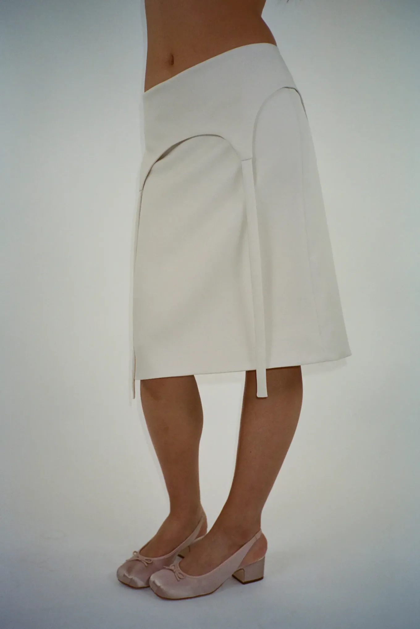 Flash Sale Sandy Liang Halper Skirt In Bone