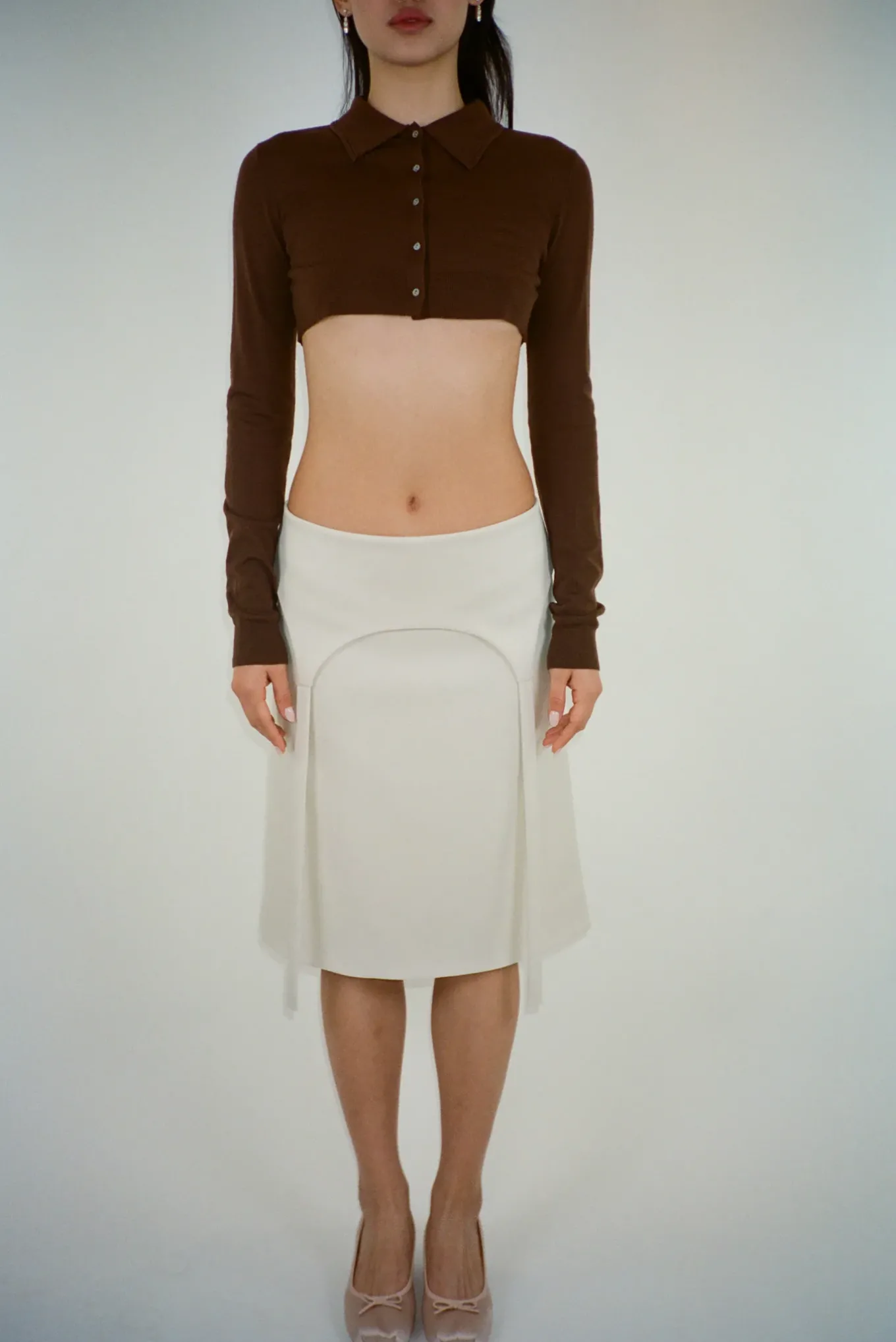 Flash Sale Sandy Liang Halper Skirt In Bone