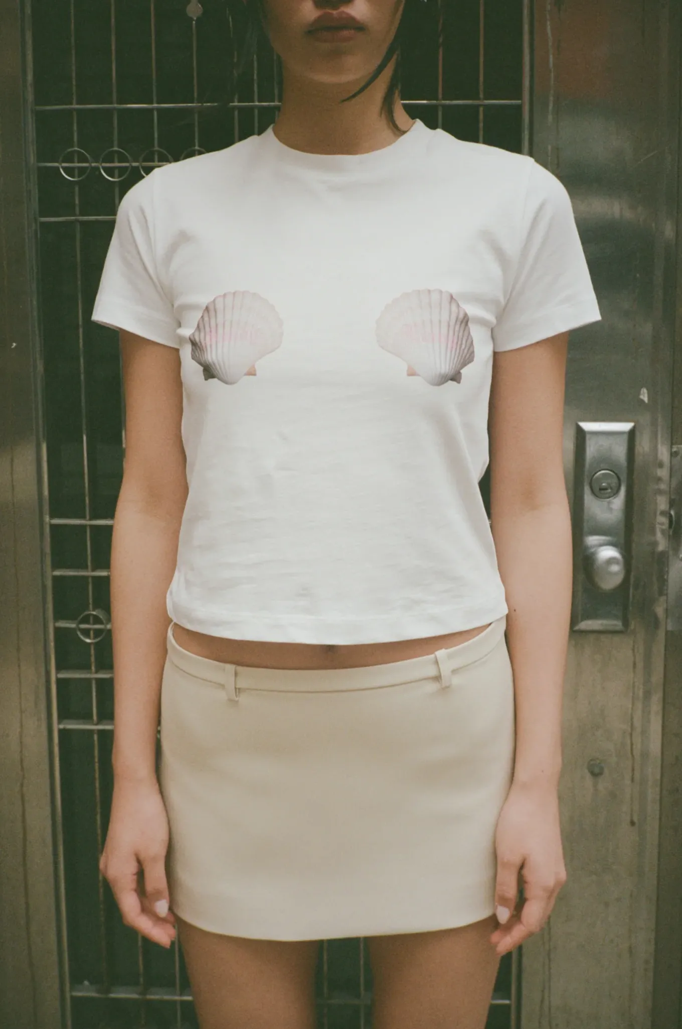 New Sandy Liang Holly Skirt In Butter