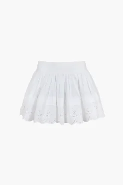 Shop Sandy Liang Ira Skirt In White