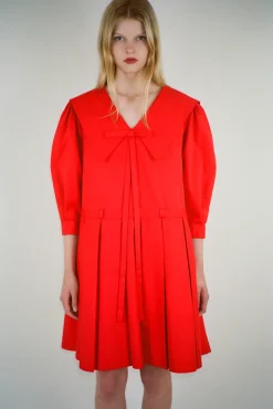 Best Sale Sandy Liang Kismet Dress In Red