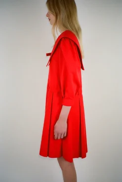 Best Sale Sandy Liang Kismet Dress In Red