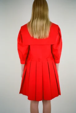 Best Sale Sandy Liang Kismet Dress In Red