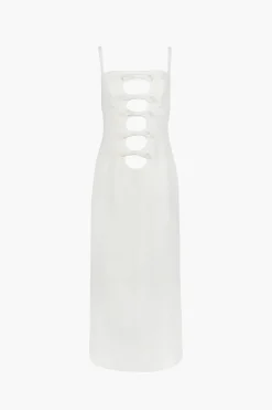 Cheap Sandy Liang Leonie Dress In Bone