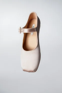 Sale Sandy Liang Mary Jane Pointe In Ballet Satin