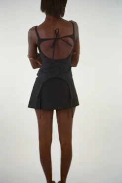 Fashion Sandy Liang Miep Top In Black