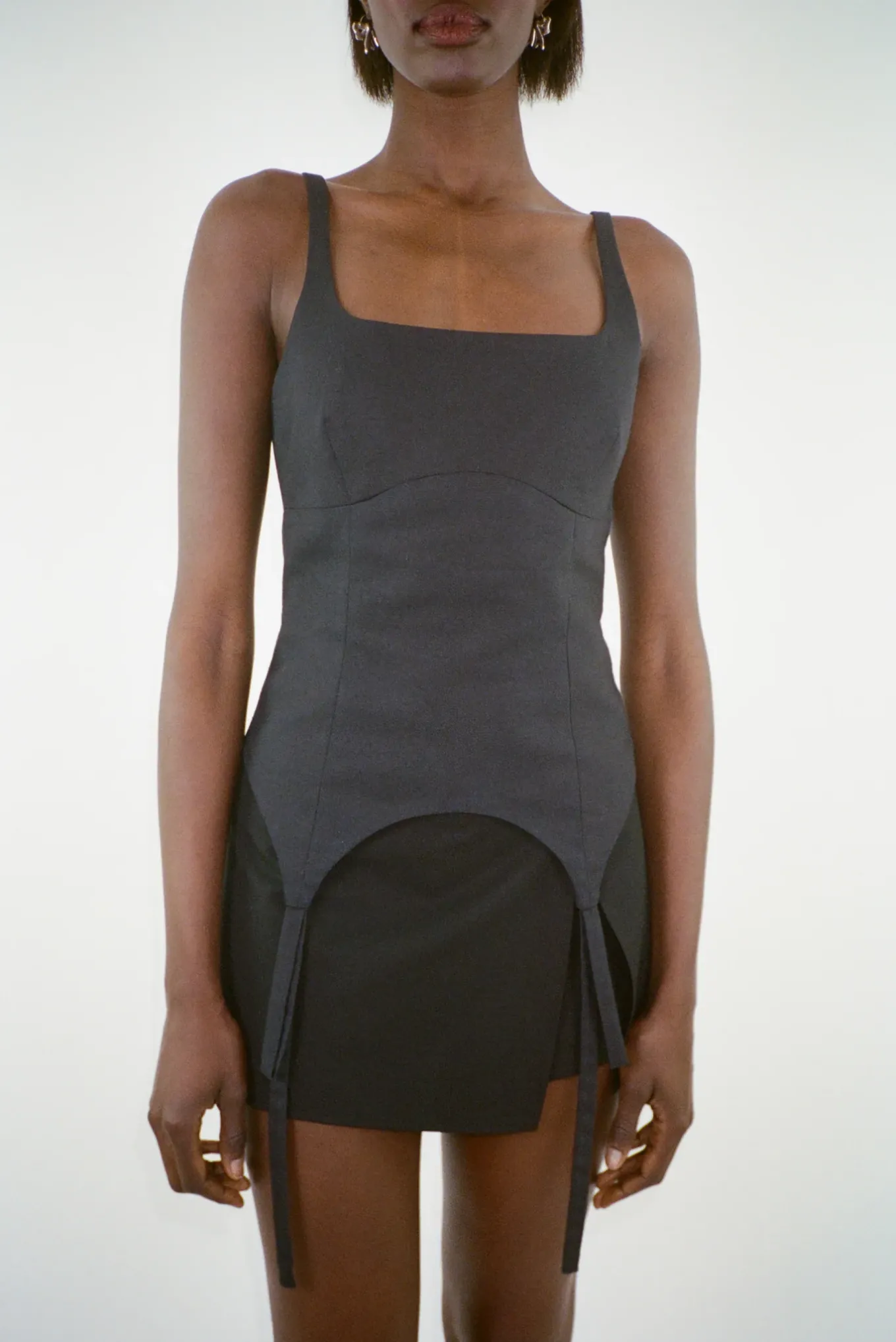 Fashion Sandy Liang Miep Top In Black