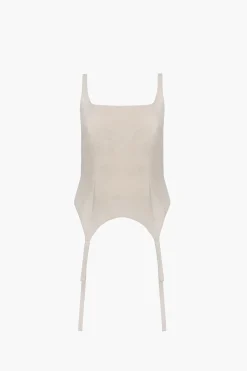 Shop Sandy Liang Miep Top In Natural