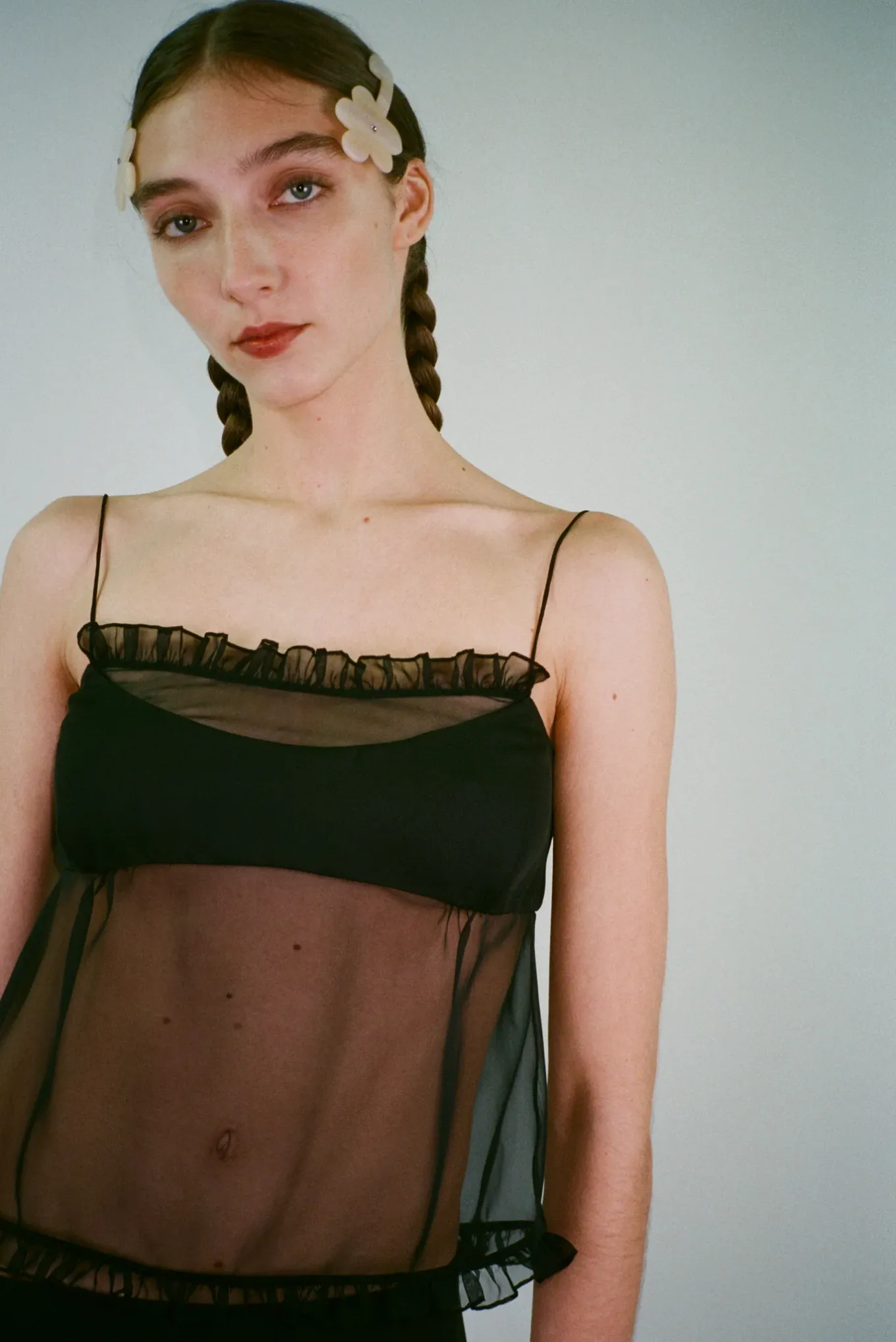 Sale Sandy Liang Mochi Top In Black