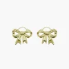 Clearance Sandy Liang Monyo Hoops In Gold