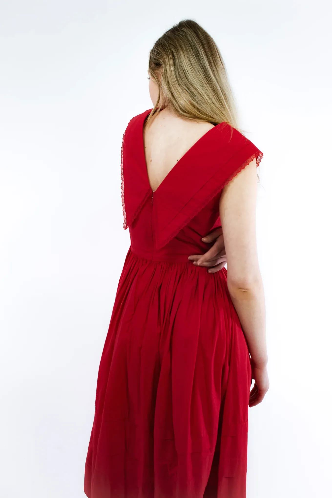 Store Sandy Liang Opa Dress In Red