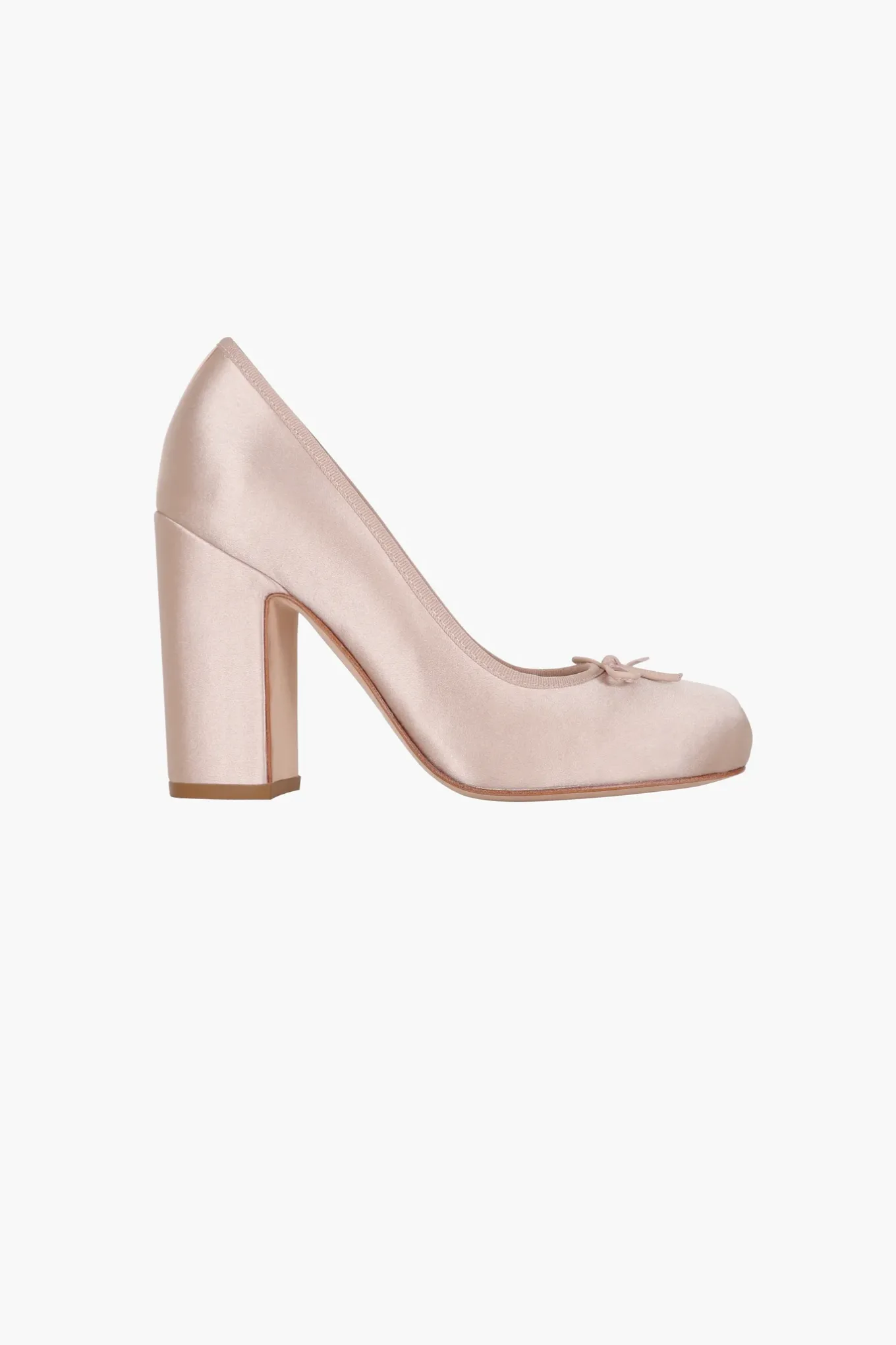 Best Sale Sandy Liang Pointe Pump 100 In Ballet Satin