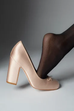 Best Sale Sandy Liang Pointe Pump 100 In Ballet Satin